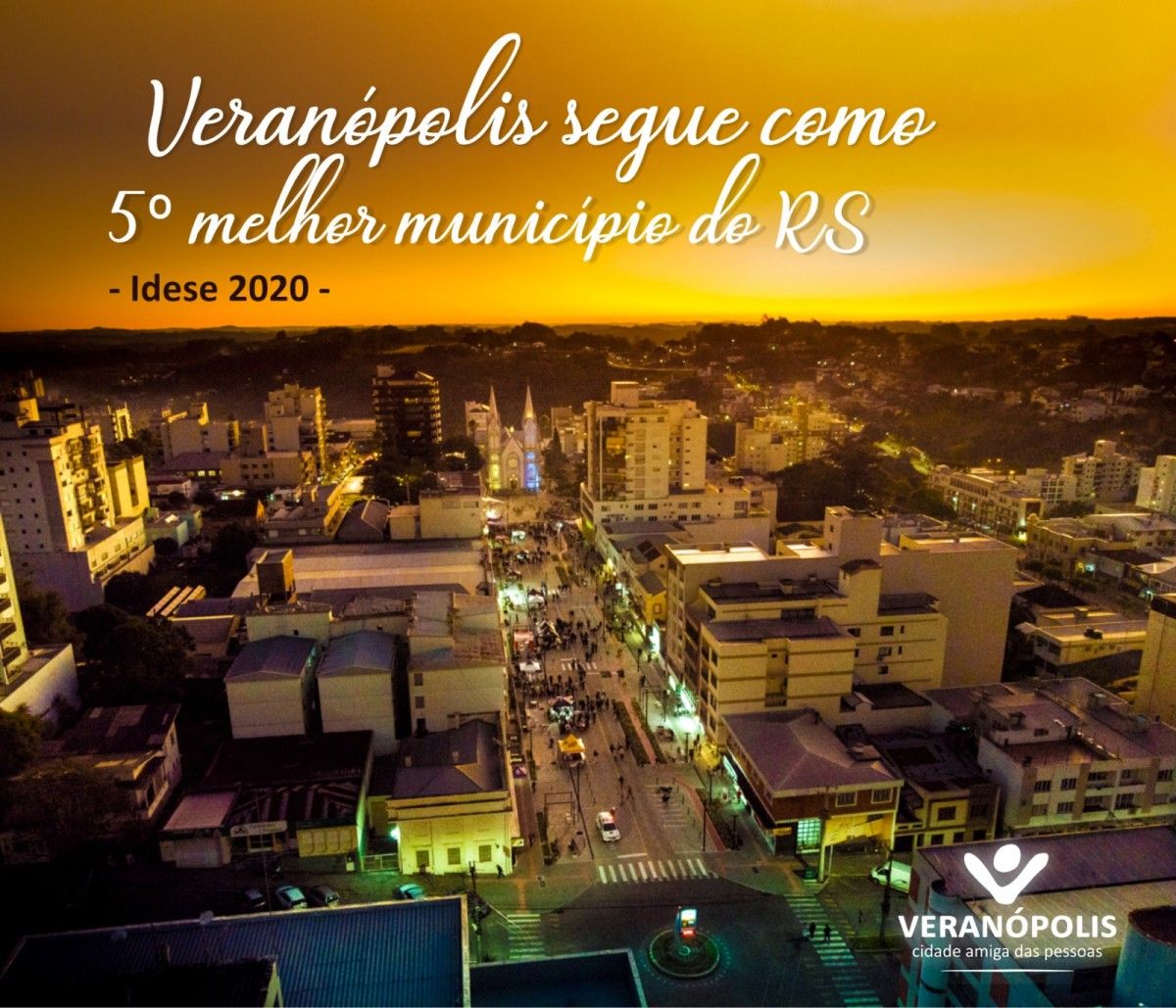Veranópolis é o 5º melhor município do RS